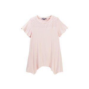 Crochet Sharkbite Flutter Sleeve Top NEW WITH TAGS